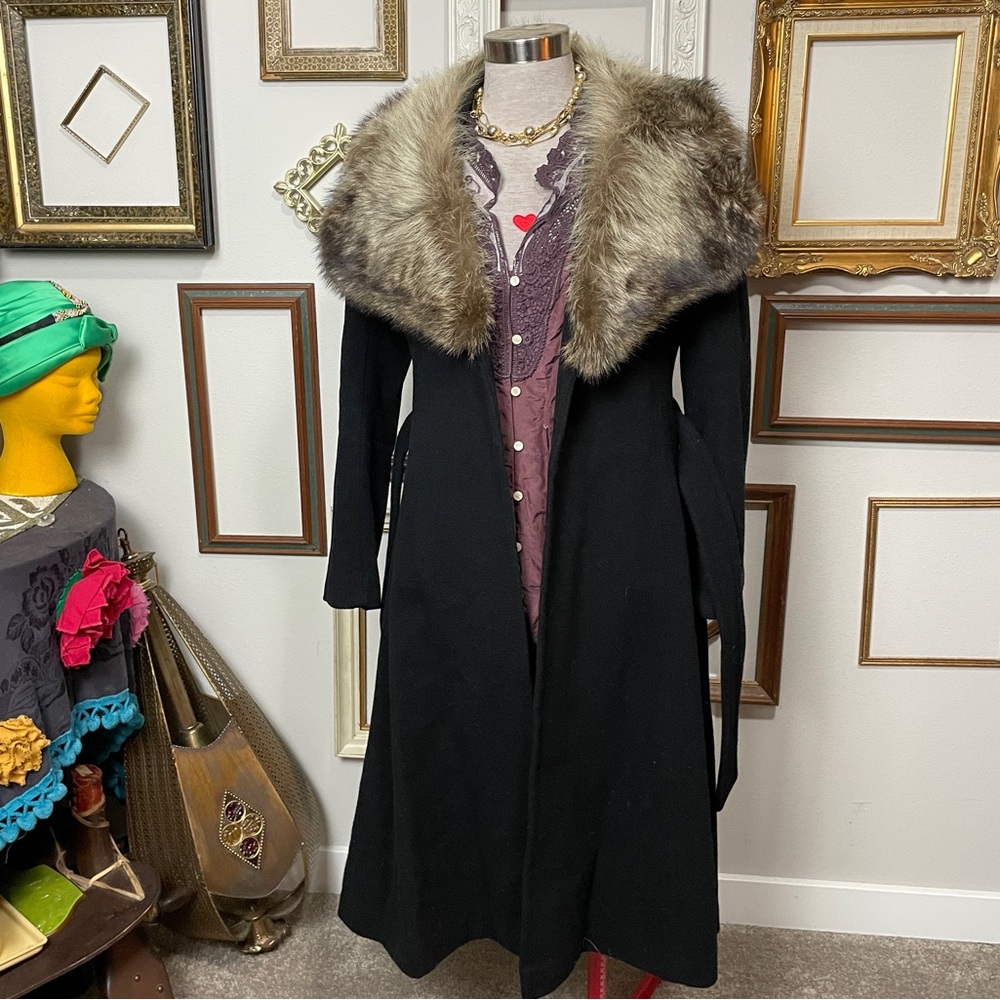 Vintage Bonwit Teller Carol Cohen For Braefair Wrap Coat - Picture 9 of 13